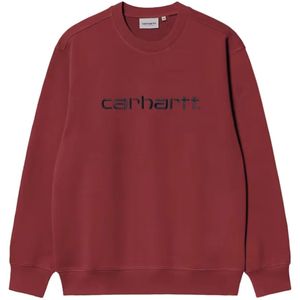 Carhartt Wip, Heren, Sweatshirts & Hoodies, Rood, Maat: S