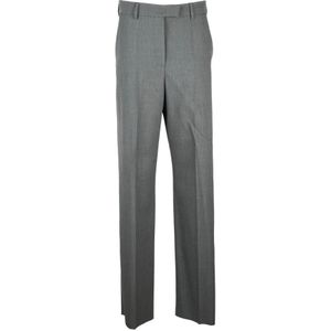 Valentino, Dames, Broeken, Grijs, Maat: S Wol,