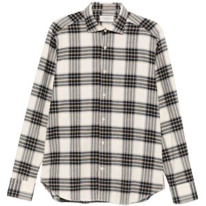 Tintoria Mattei 954, Heren, Overhemden, Veelkleurig, Maat: M Katoen,