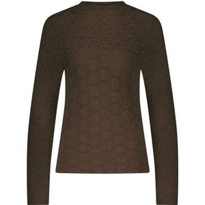 Tramontana, Dames, Tops, Bruin, Maat: L Polyamide,