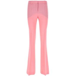 Versace Roze wollen broek , Pink , Dames , Maat: XS