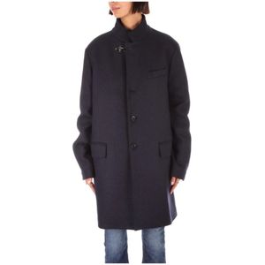 Fay, Heren, Mantels, Blauw, Maat: S Wol,