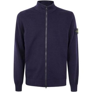 Stone Island, Heren, Sweatshirts & Hoodies, Blauw, Maat: L