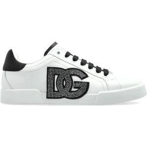 Dolce & Gabbana - Sneakers - Wit - Leer