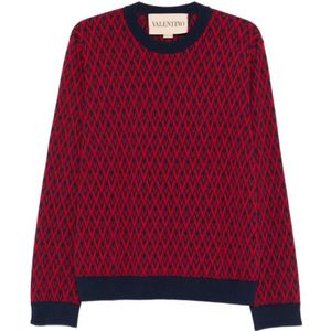 Valentino - Gebreide Trui - Veelkleurig - 100% Wol