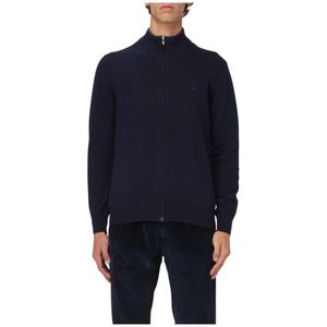 Brooksfield, Heren, Truien, Blauw, Maat: 2XL Wol,