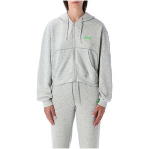 American Vintage, Dames, Sweatshirts & Hoodies, Grijs, Maat: L Fleece,