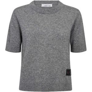 Haute L'Amitié, Dames, Truien, Grijs, Maat: XS Leer,