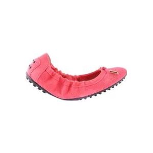 Tod's Casual Grijze Gestippelde BalletBallerina , Red , Dames , Maat: 35 1/2 EU