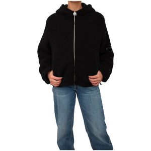 Liu Jo, Dames, Jassen, Zwart, Maat: S Poliester,