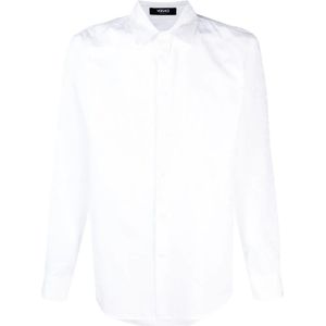Versace, Heren, Overhemden, Wit, Maat: M Katoen,