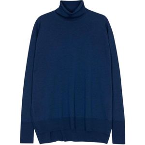 John Smedley, Dames, Truien, Blauw, Maat: S/M Wol,