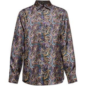 Etro, Heren, Overhemden, Veelkleurig, Maat: L Zijde,