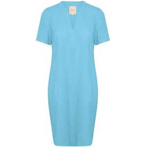 Part Two, Dames, Jurken, Blauw, Maat: 2XS Linnen,