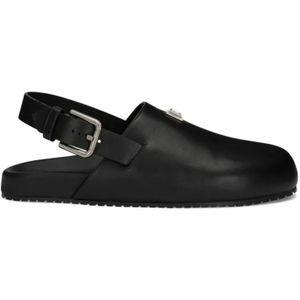 Dolce & Gabbana, Heren, Schoenen, Zwart, Maat: 40 EU Leer,