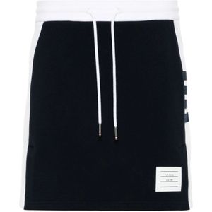 Thom Browne, Dames, Rokken, Blauw, Maat: S