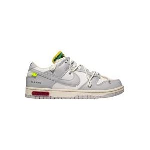 Nike Beperkte oplage Off-White Dunk Low Lot 25 , Multicolor , Heren , Maat: 42 EU