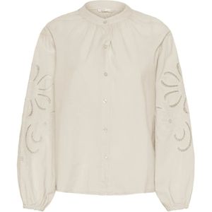 Cream, Dames, Blouses & Shirts, Beige, Maat: S Katoen,