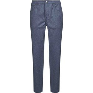 Brunello Cucinelli, Heren, Broeken, Blauw, Maat: XL Wol,