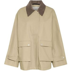 Soaked in Luxury, Dames, Jassen, Groen, Maat: M Katoen,