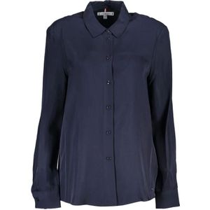 Tommy Hilfiger, Dames, Blouses & Shirts, Blauw, Maat: XS Viscose,