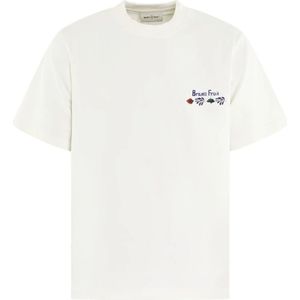 Bram's Fruit, Heren, Tops, Wit, Maat: S