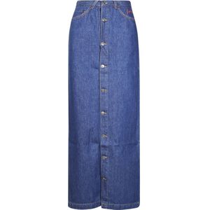 Fiorucci, Dames, Rokken, Blauw, Maat: W25 Denim,