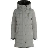 Amber & June - Wintermantel - Rookgrijs - Gewatteerde Jas
