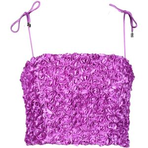 Rotate Birger Christensen, Dames, Tops, Paars, Maat: L Poliester,