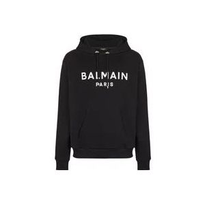 Balmain Paris hoodie , Black , Heren , Maat: 2XS