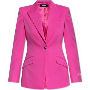 Versace, Dames, Jassen, Roze, Maat: 2XS Wol,