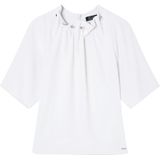 Armani Exchange - XW001256AF16125U1094 - Blouse - Wit - Korte Mouwen - Casual