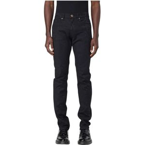 Versace, Heren, Jeans, Zwart, Maat: W31 Katoen,