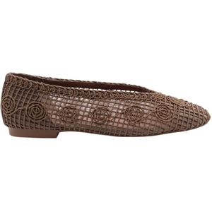 Bibi Lou - Ozuna - Ballerina's - Zwart - Textiel