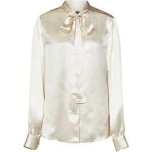 Tom Ford, Dames, Blouses & Shirts, Wit, Maat: S Zijde,