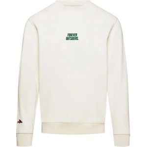 Café du Cycliste, Heren, Sweatshirts & Hoodies, Wit, Maat: M Katoen,