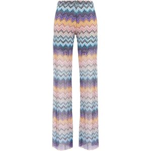 Missoni, Dames, Broeken, Veelkleurig, Maat: XS Polyamide,