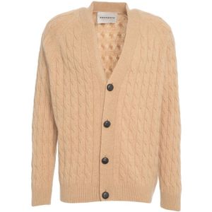 Amaránto, Heren, Truien, Beige, Maat: XL