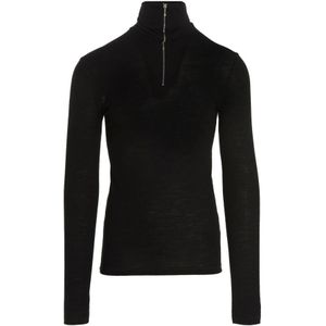 Jil Sander, Heren, Truien, Zwart, Maat: S Wol,