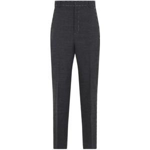 Moschino - Broeken - Grijs - Wol