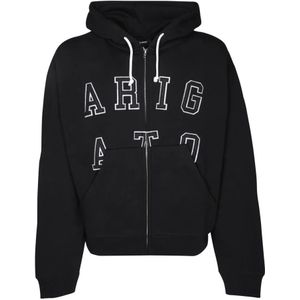 Axel Arigato, Heren, Sweatshirts & Hoodies, Zwart, Maat: XS