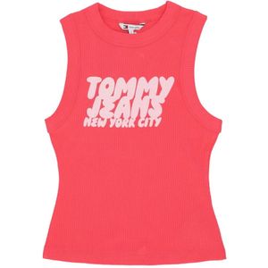 Tommy Hilfiger, Dames, Tops, Roze, Maat: XS Katoen,