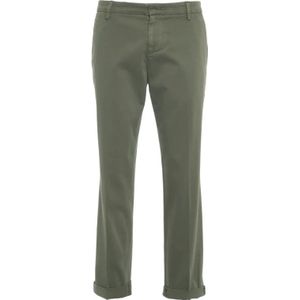 Dondup, Heren, Broeken, Groen, Maat: W32 Katoen,