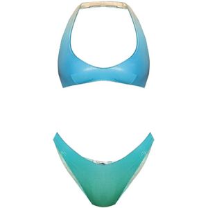 Oseree, Dames, Badkleding, Blauw, Maat: L Poliester,