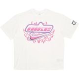 Nike, Dames, Tops, Wit, Maat: M Katoen,