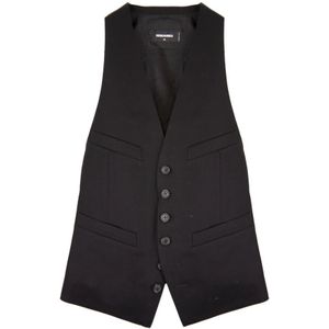 Dsquared2, Dames, Jassen, Zwart, Maat: M Zijde,