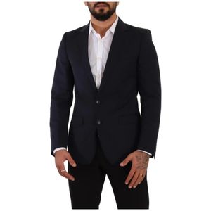 Dolce & Gabbana - Martini - Blazer - Donkerblauw - Wol/Elastaan
