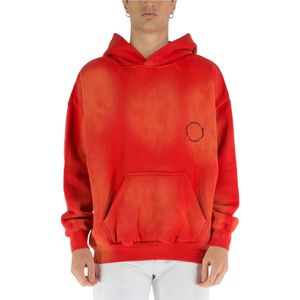 Purple Brand, Heren, Sweatshirts & Hoodies, Oranje, Maat: S Katoen,