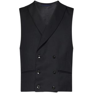 Franzese Collection, Heren, Pakken, Zwart, Maat: L Leer,