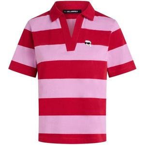 Karl Lagerfeld, Dames, Tops, Veelkleurig, Maat: S